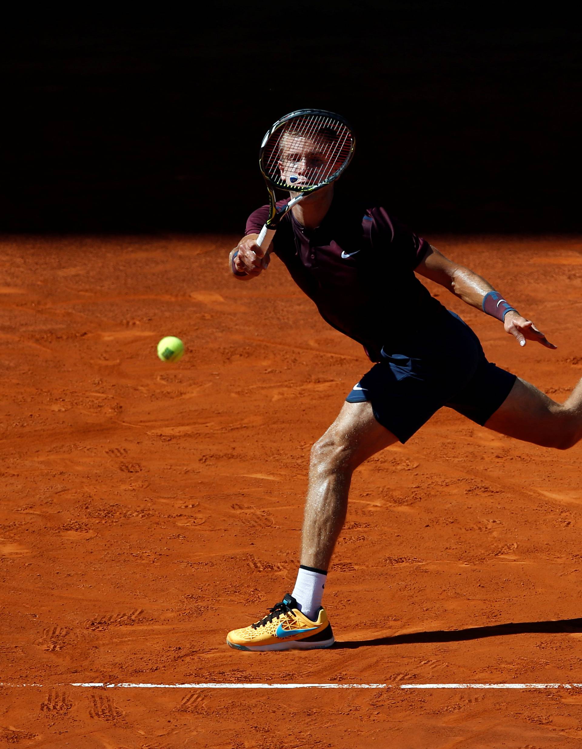 Tennis - Madrid Open - Novak Djokovic of Serbia v Borna Coric of Croatia