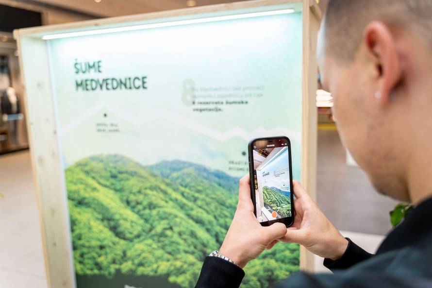 City Center one s posjetiteljima zazelenio Medvednicu i Mosor