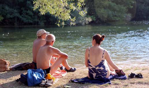 FOTO Svi se žele okupati u Cetini