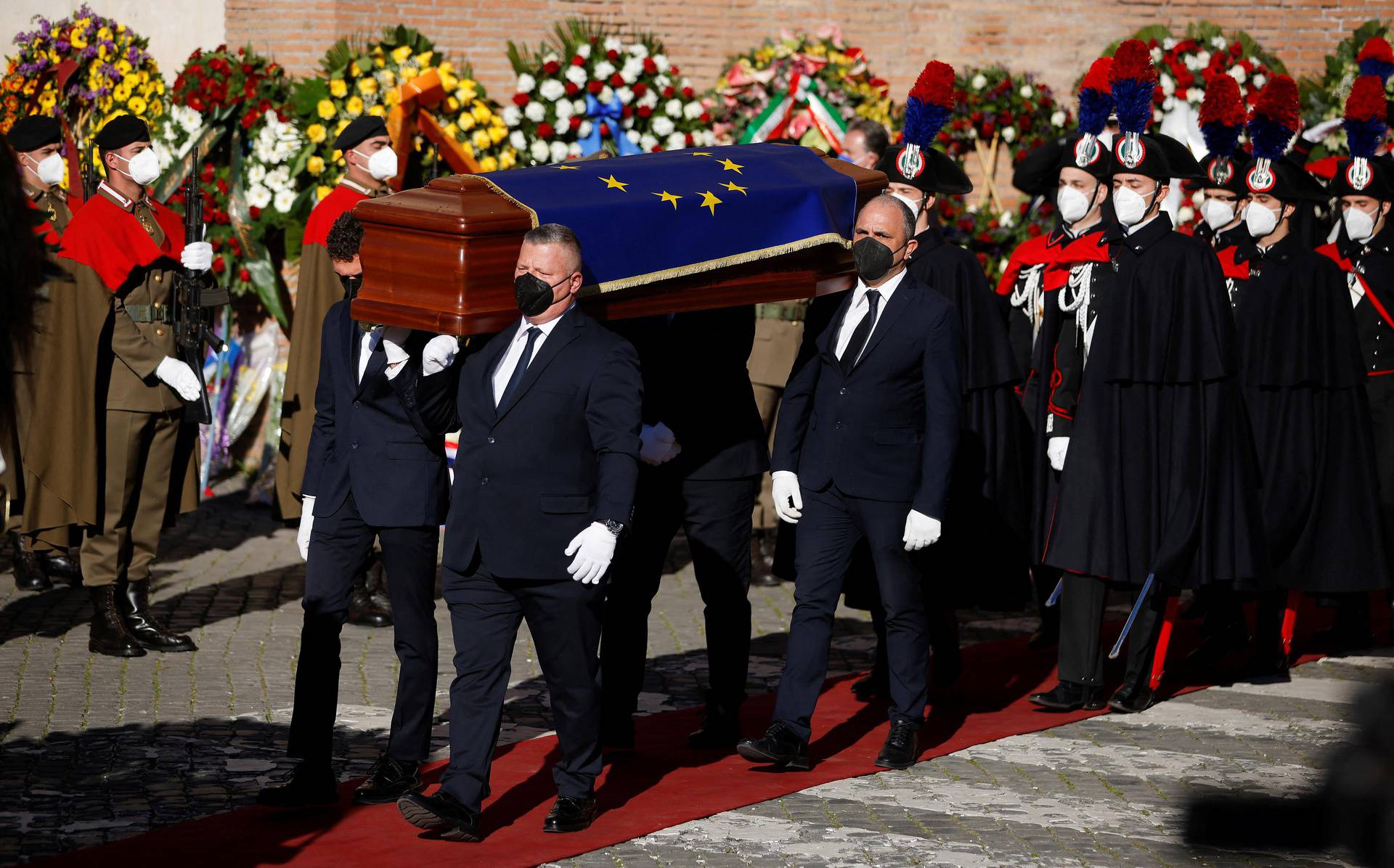 Funeral held in Rome for European Parliament President Sassoli