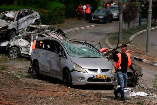 Aftermath of Iran's strike on Israel in Nes Ziona