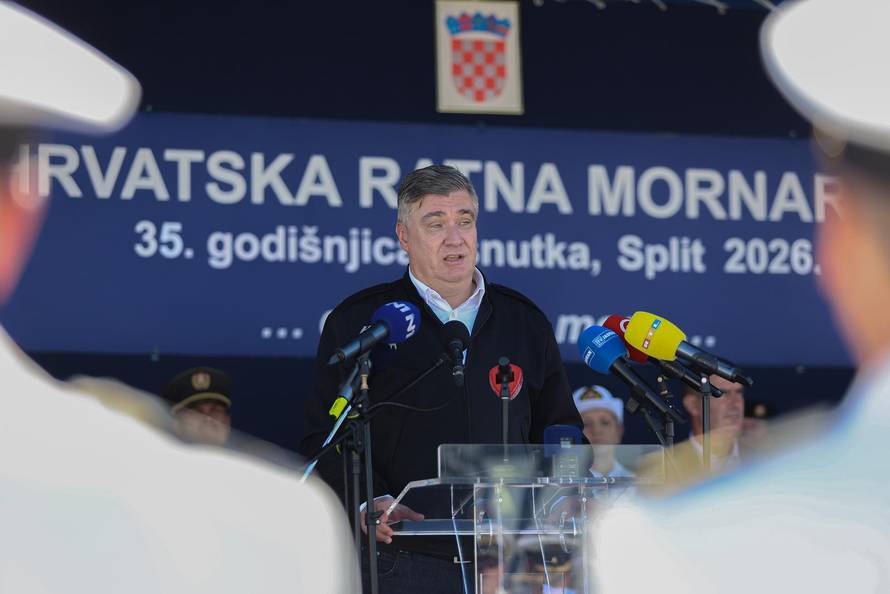 Split: Svečano obilježavanje 35. obljetnice utemeljenja Hrvatske ratne mornarice