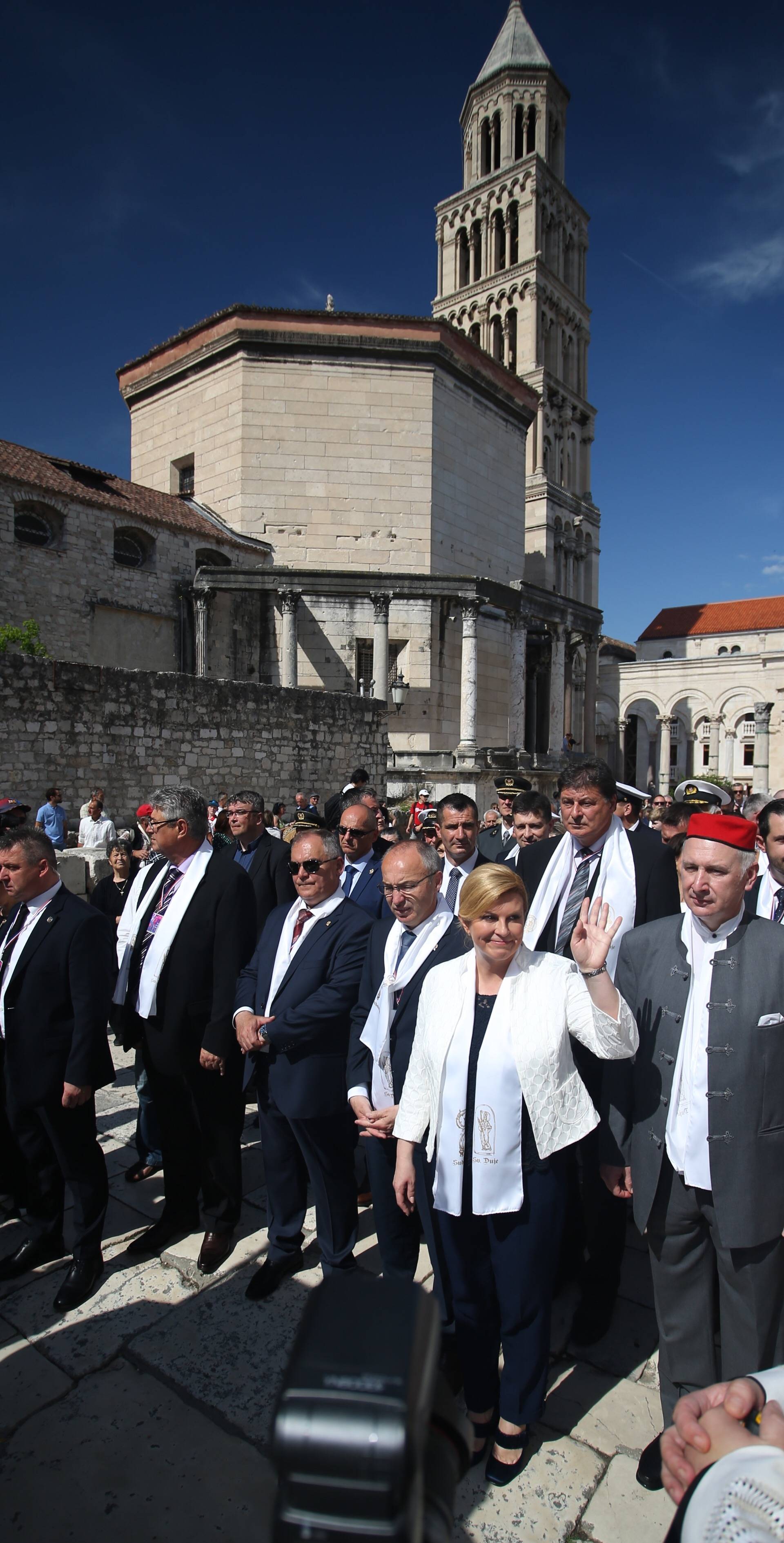 Misom na splitskoj Rivi počela proslava dana Svetog Dujma