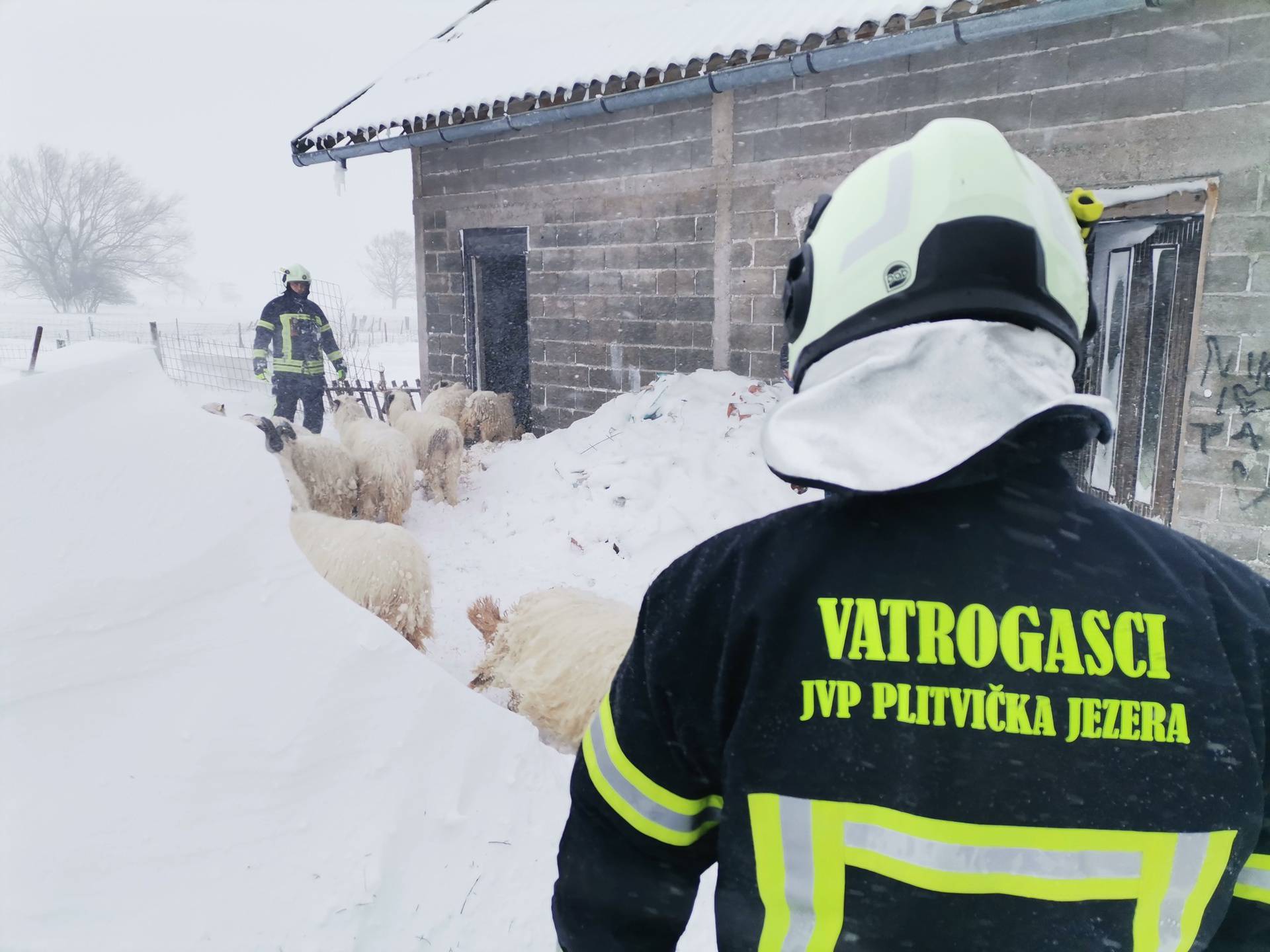 VIDEO Drama u Lici: Vatrogasci spasili 48 ljudi iz snježne oluje!