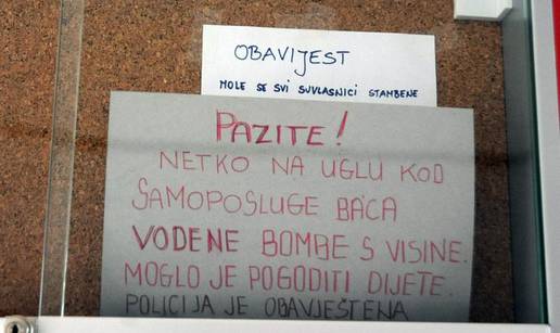 Došla s molitve, u rame ju pogodila vrećica s vodom