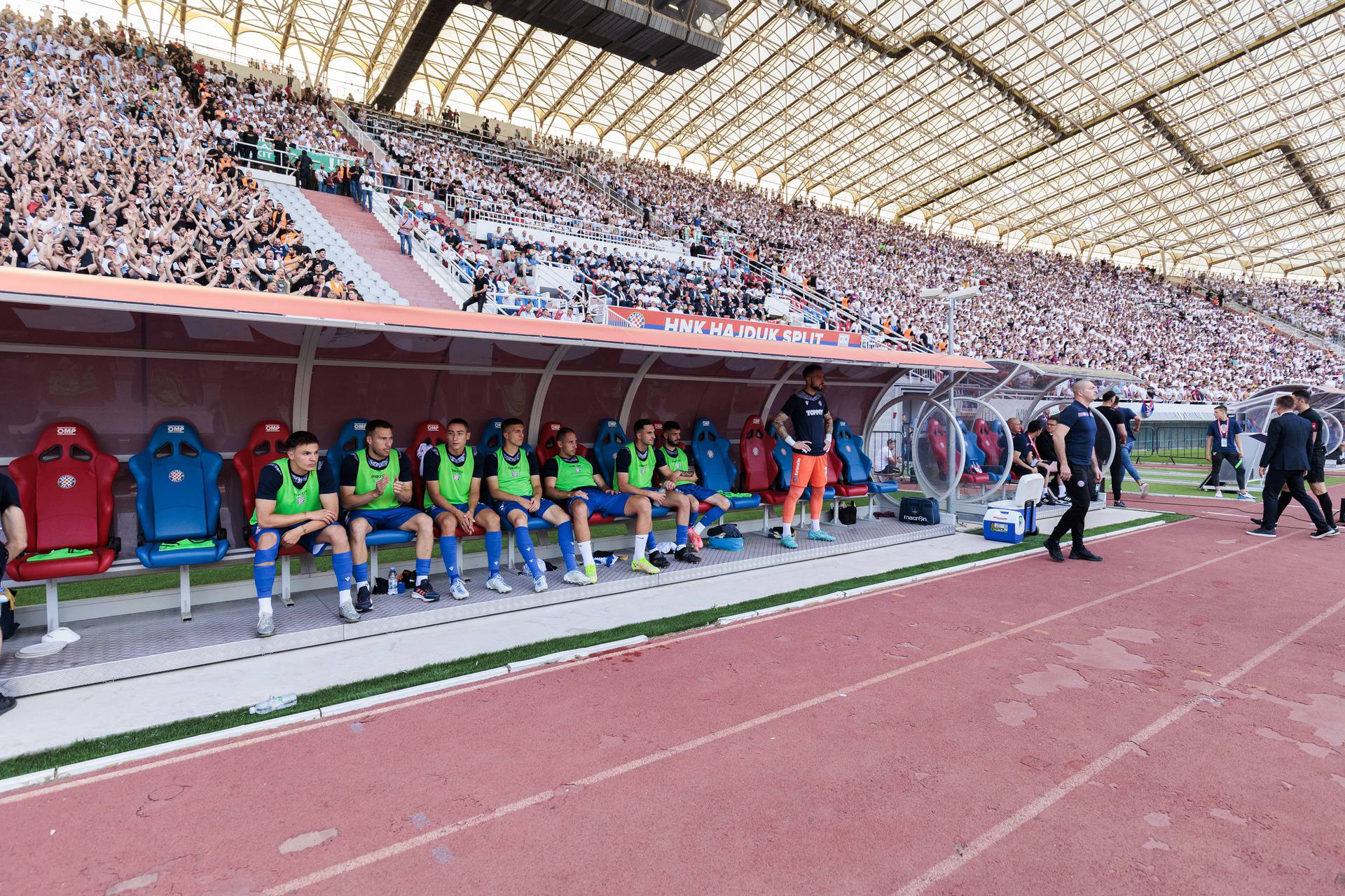 Split: Stadion Poljud,  Finale Hrvatskog nogometnog kupa HNK Hajduk - HNK Rijeka