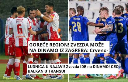 'Goreće region': Evo što srpski mediji pišu nakon što je ždrijeb spojio Dinamo i Crvenu zvezdu