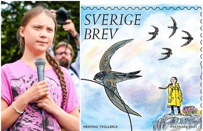 Mlada Greta Thunberg osvanula je na švedskoj poštanskoj marki