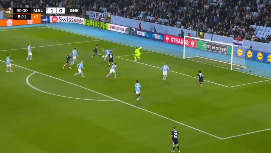 VIDEO Ovako je Cardoso Varela pogodio za bod Dinama u 96.! Je li dinamovac bio u zaleđu?