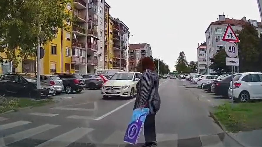 VIDEO Skoro zgazio ženu na zebri, zagrebačka policija našla divljaka isti dan i kaznila ga!