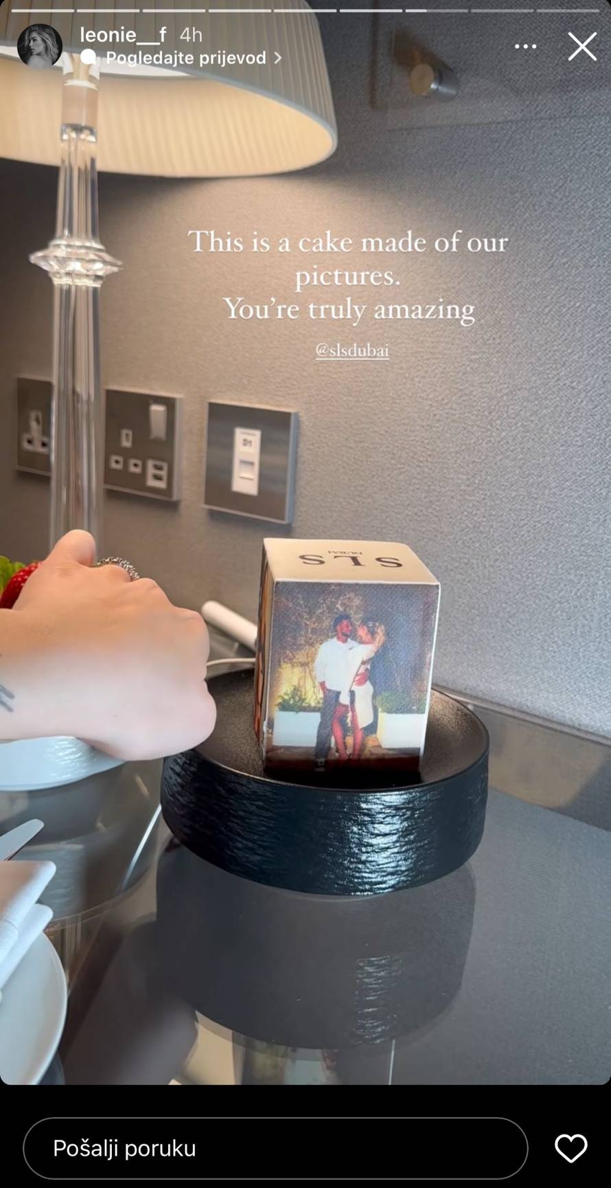 Hajdukov Leon Dajaku i njegova djevojka dobili poseban poklon u Dubaiju: 'Nevjerojatni ste...'