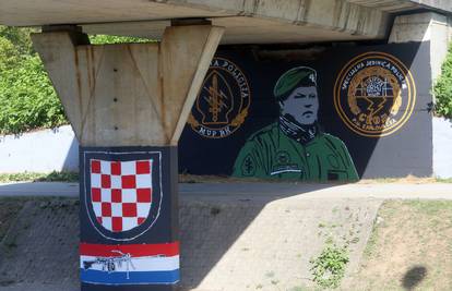 Karlovac: Mural mu napravili ispod mosta na kojem je ubio zarobljene rezerviste JNA