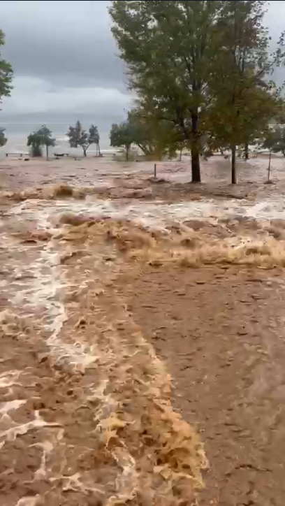 VIDEO Katastrofa kraj Obrovca: 'Umjesto ceste tu je sad rijeka...  plaže nema, kao da je izbrisana'