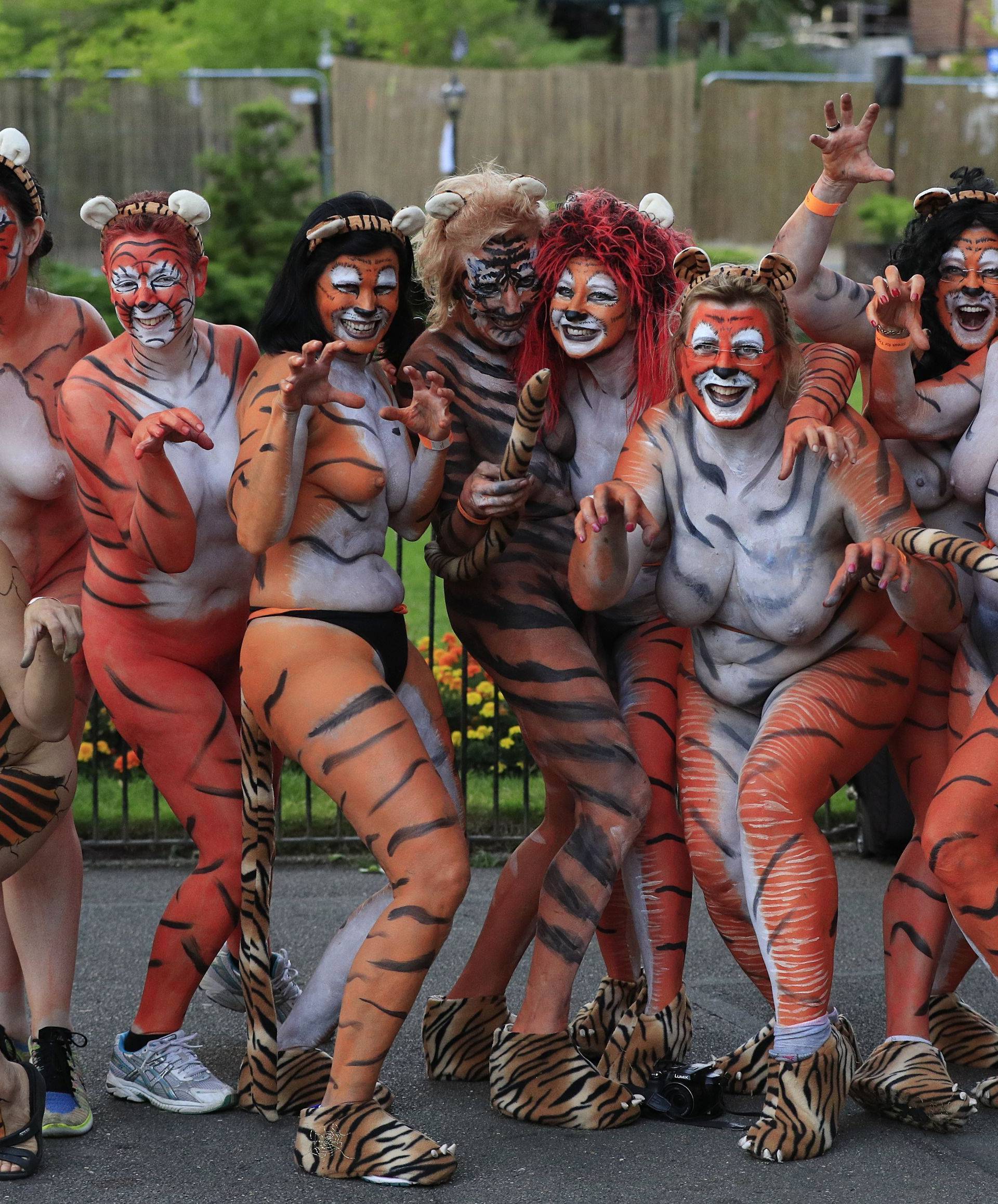 Streak for Tigers fundraiser