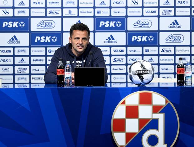 Zagreb: Mario Kovačević nakon utakmice Dinamo - Varaždin održao konferenciju za medije