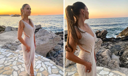 Mila Horvat zablistala u haljini otvorenih leđa: 'Svaki zalazak sunca uz tebe je ljepši, ljepoto'