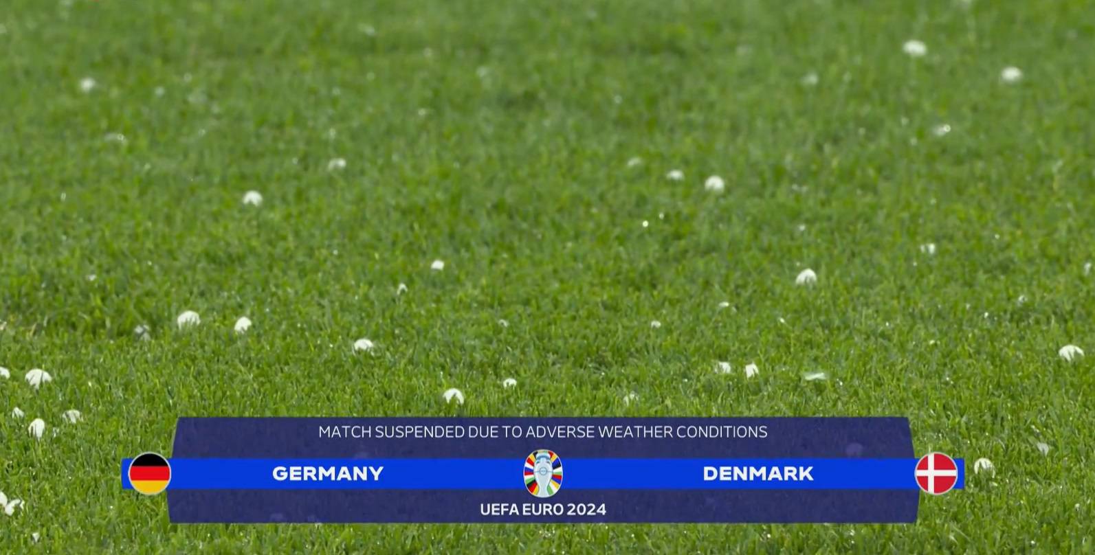 Njemačka - Danska 2-0:  'Elf' gazi prema slavi na domaćem tlu. Oluja prekinula utakmicu