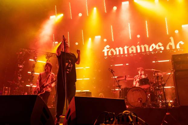Zagreb: Nastup grupe Fontaines D.C. prvog dana 15. InMusic festivala 