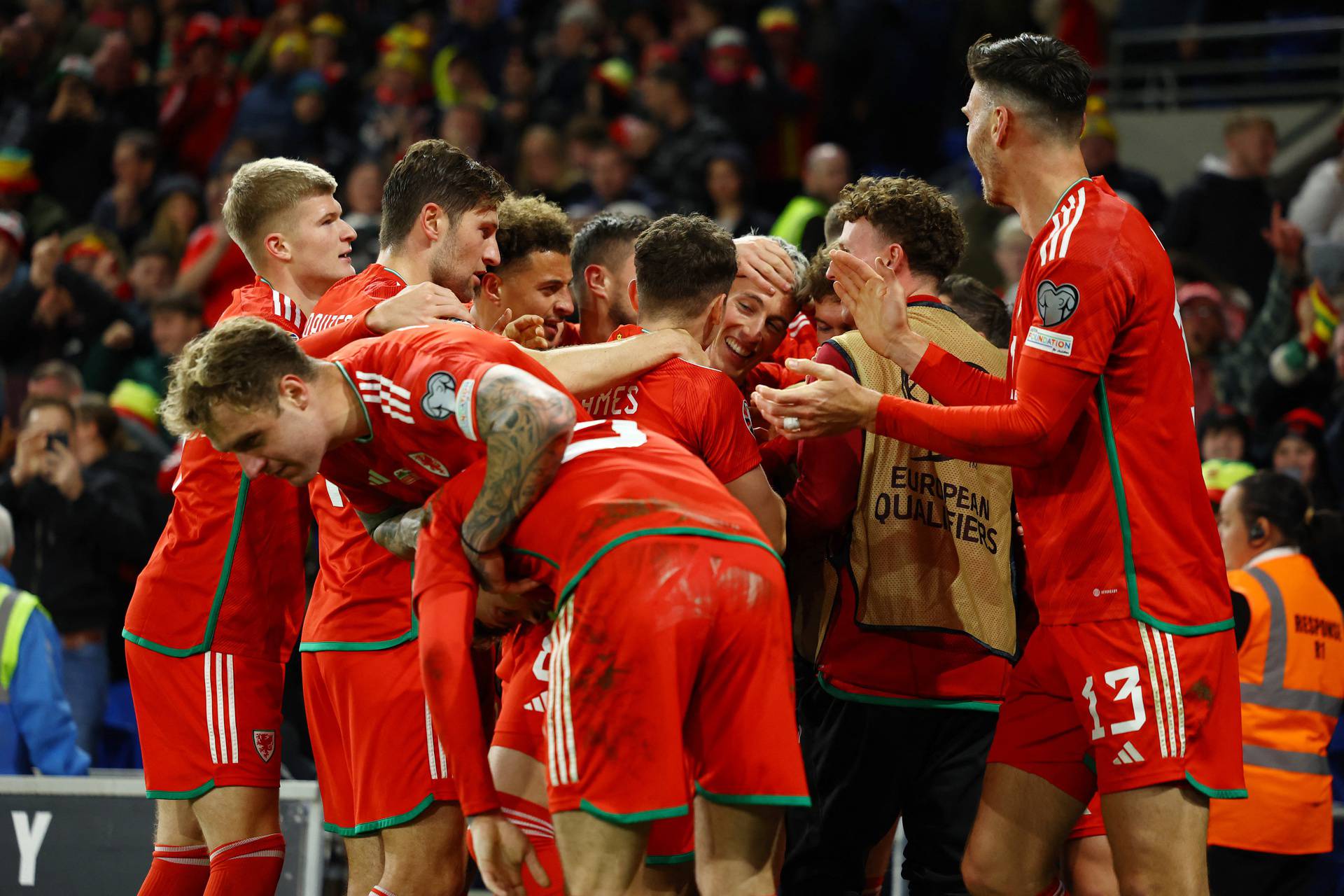 Euro 2024 Qualifier - Group D - Wales v Croatia