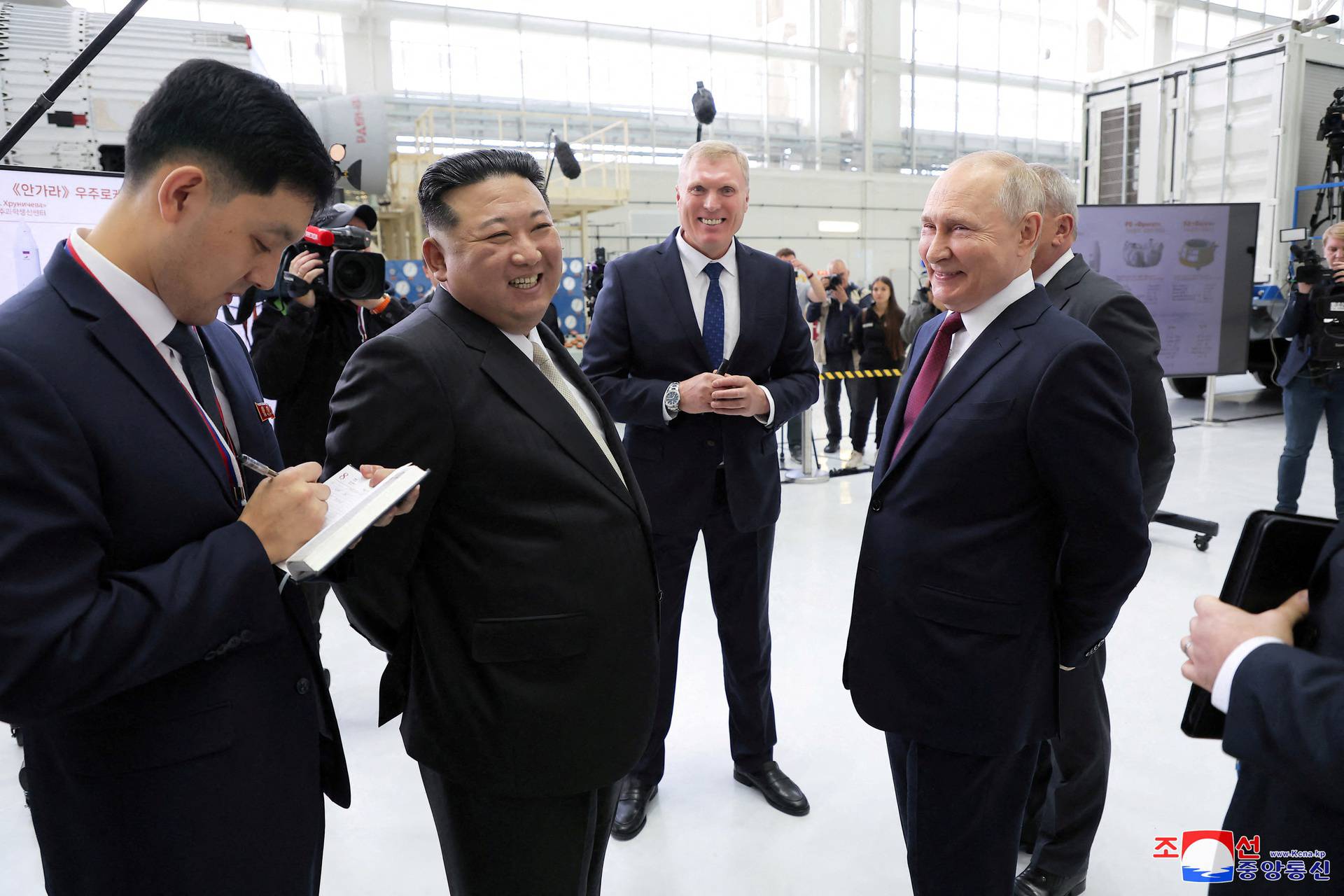 FILE PHOTO: North Korean leader Kim Jong Un meets Russia's President Vladimir Putin