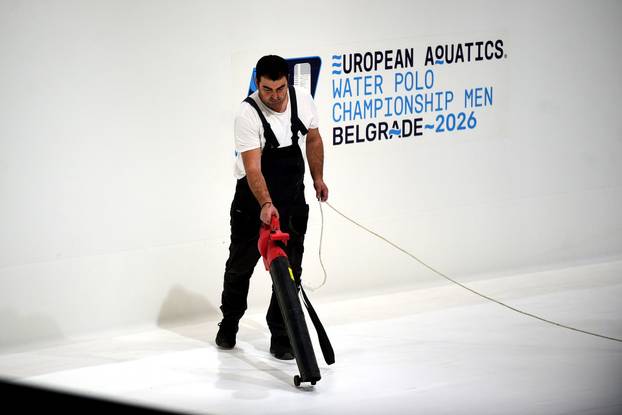 Beograd: Počelo punjenje bazena u Areni gdje će se održati 37. Europsko vaterpolo prvenstvo za muškarce 2026.