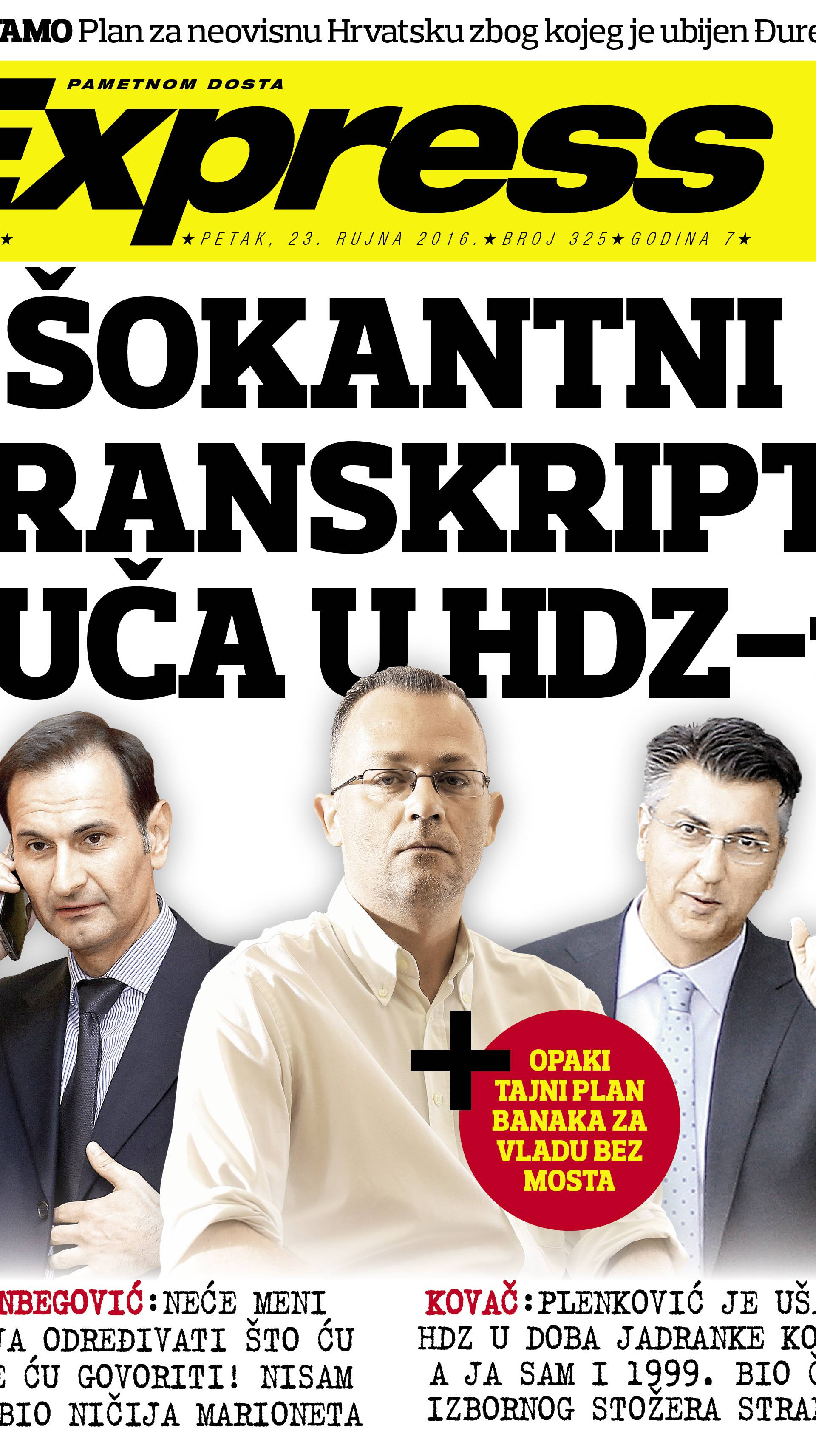 Desnica u HDZ-u vrije:  "Hasan mora biti ministar ili idemo"