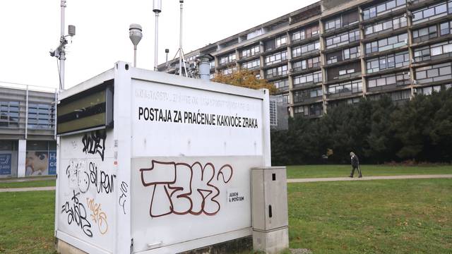 Zagreb: Postaja za praćenje kvalitete zraka 