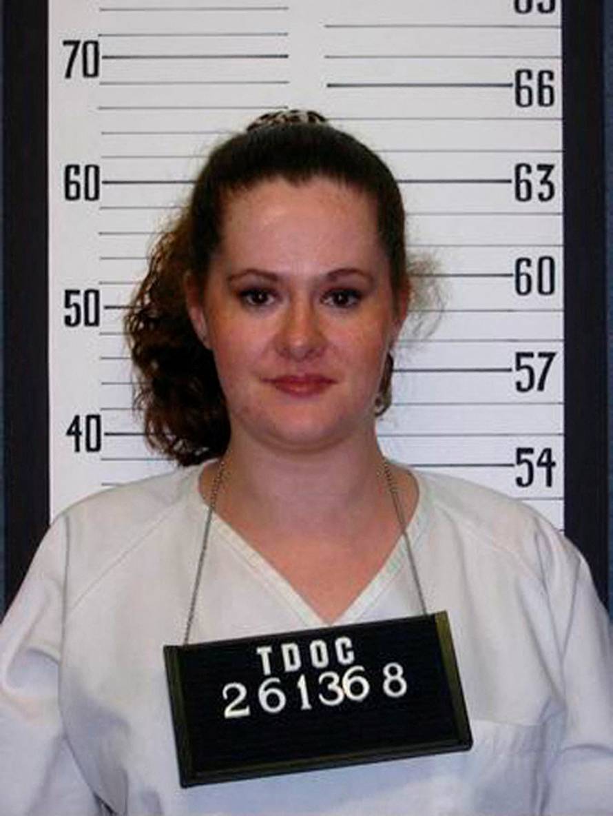 FILE PHOTO: Tennessee Department of Correction booking photograph of Christa Gail Pike, the only woman on Tennessee's Death Row