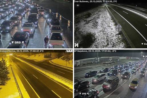 FOTO HAK upozorio na poledicu, snijeg i dalje pada. Zagu&zcaron;valo je na Bajakovu: Ovo su kadrovi...