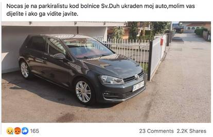 Zagreb: Ukrali joj automobil na parkiralištu dok je radila noćnu
