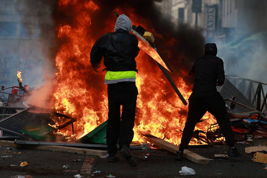 Nationwide protests in France against the cost of living