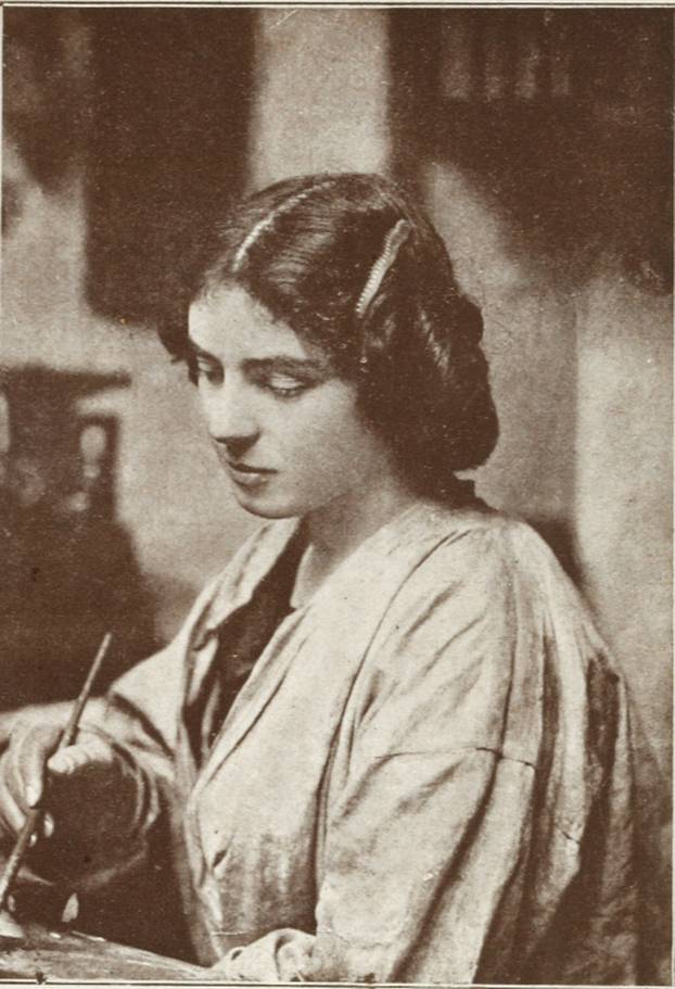 Mela Muter, fotografija objavljena u časopisu "Feminal" 25. lipnja 1911.