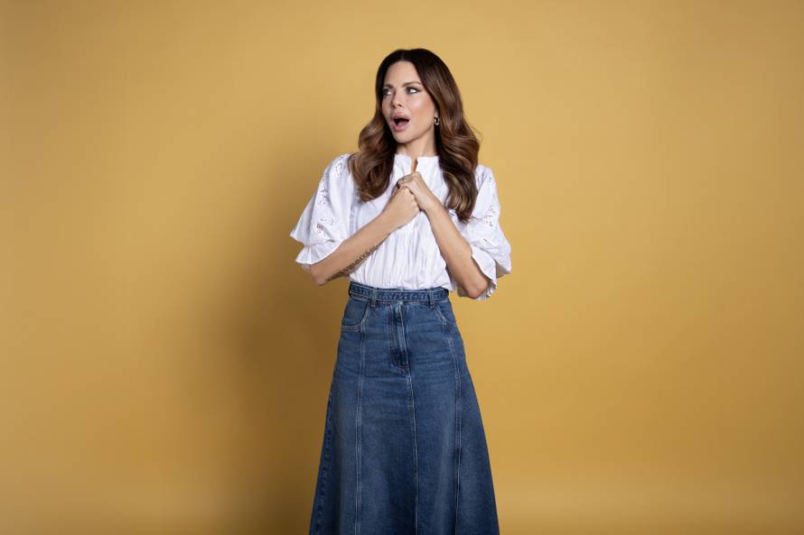 Nikolina Pišek fotografirala se s kozom: 'One su kao mala djeca'