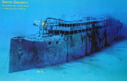 Jadranski Titanic: U Puli blago s parobroda "Baron Gautsch"