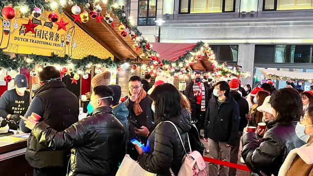 FILE PHOTO: Christmas market in Shanghai