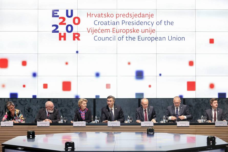 Zagreb: Sastanak članova Europske komisije sa članovima hrvatske Vlade