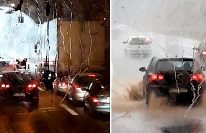 Tuča na autocesti: 'Vozači nisu htjeli iz tunela dok se ne smiri'