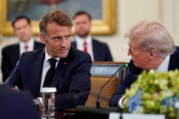 U.S. President Trump meets with Ukrainian President Zelenskiy and European leaders, in Washington, D.C.