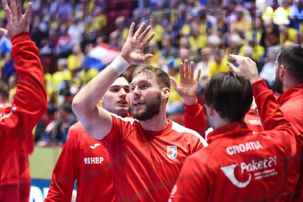 Susret Švedske i Hrvatske u prvom krugu EHF Europskog prvenstva, navijači