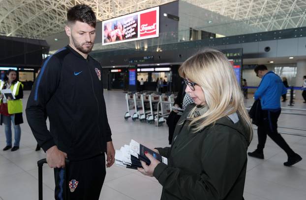 Hrvatska  reprezentacija otputovala u Budimpeštu na kvalifikacijsku utakmicu protiv Mađarske