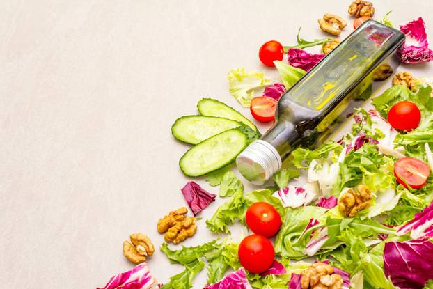 Fresh vegetables cooking background