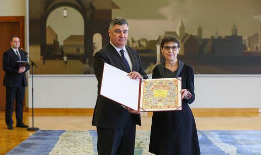 Milanović ugostio ansambl gradišćanskih Hrvata „Kolo-Slavuj“ i dodijelio Povelju