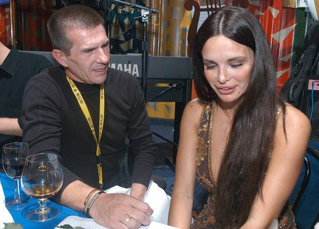 ARHIVA - 2004. Zagreb: Zaljubljeni Severina i Sre?ko Vargek