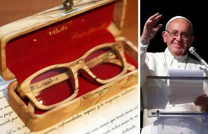 Rođendanski poklon za Papu: Naočale od masline iz Hrvatske
