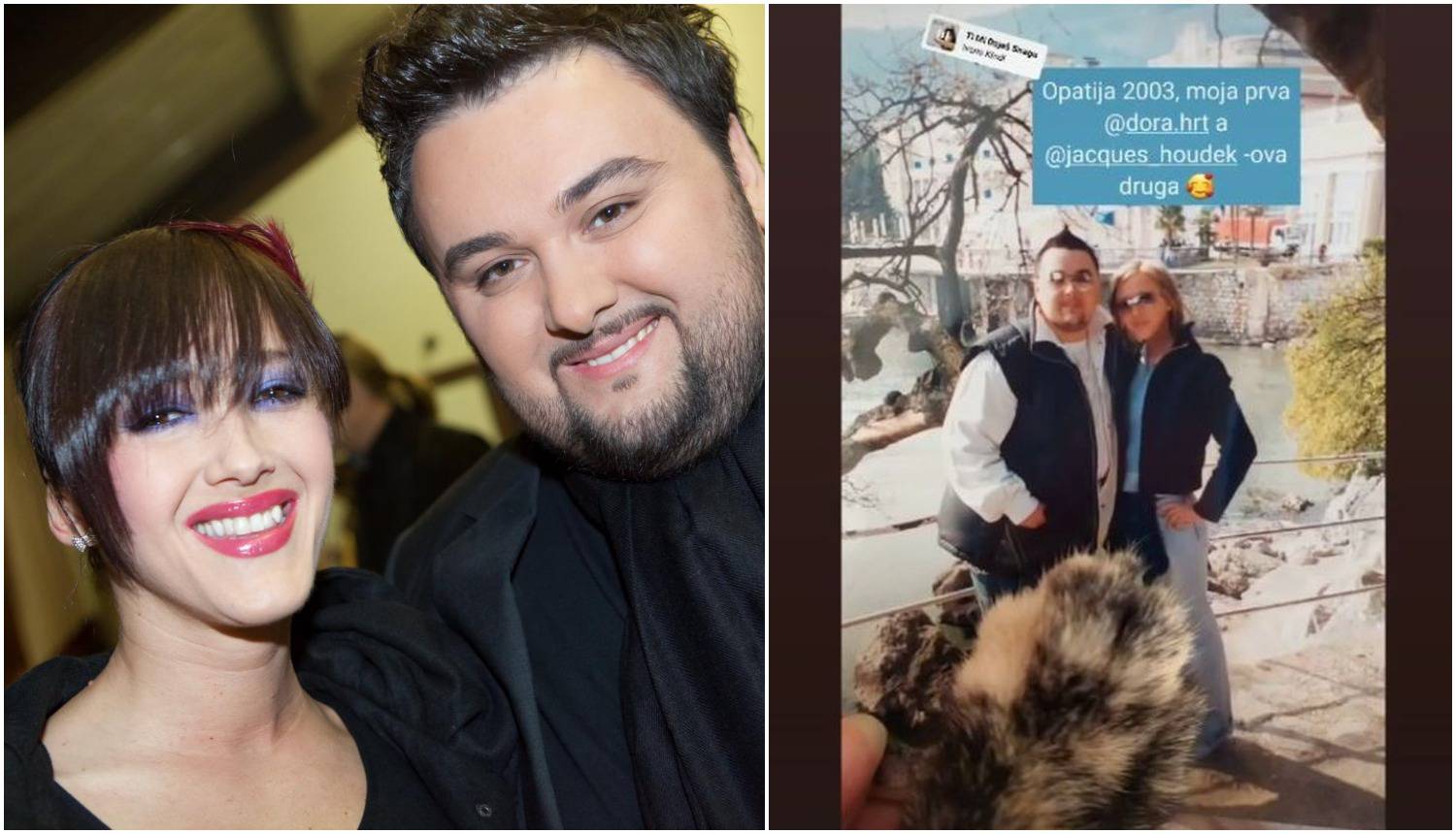 Ivana Kindl objavila fotku staru 19 godina, ovako su izgledali ona i Jacques Houdek na Dori