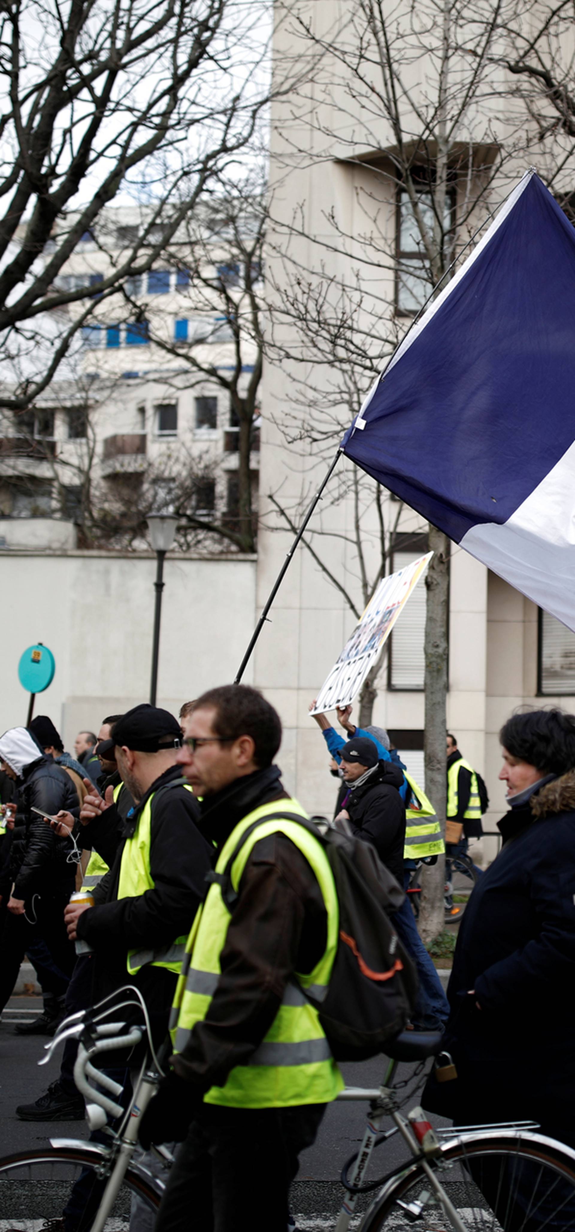 French yellow vests stage their 56th round of protest