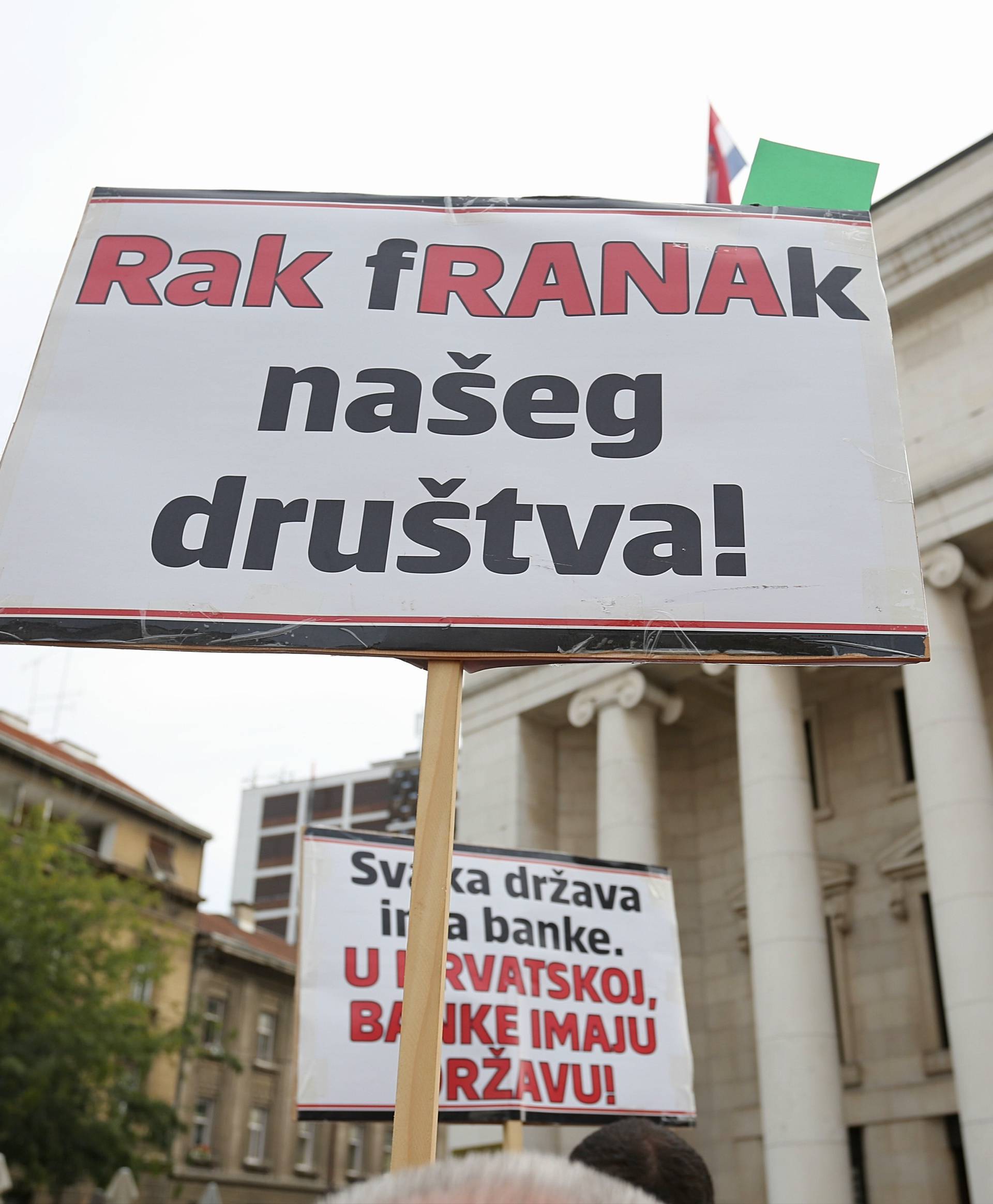 Prosvjed udruge Franak