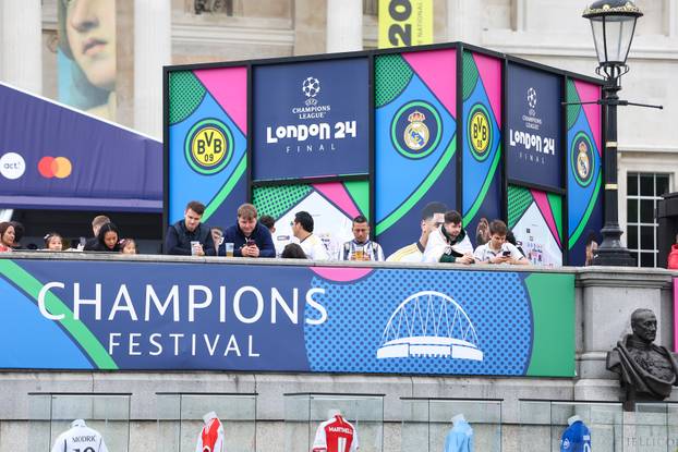 Atmosfera u Londonu uoči finala UEFA Lige prvaka između Real Madrida i Borussie Dortmund