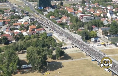 VIDEO Ovako su Hipodrom i Most Slobode izgledali iz zraka