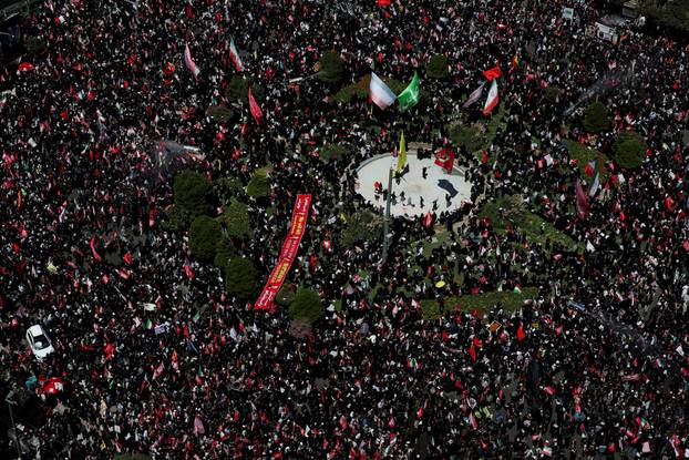 Burial of Iran's late Supreme Leader Ayatollah Ali Khamenei in Mashhad